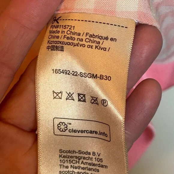 Scotch and Soda Light Pink Single Breasted Women's Blazer size 12/152 Barbiecore - Picture 12 of 13